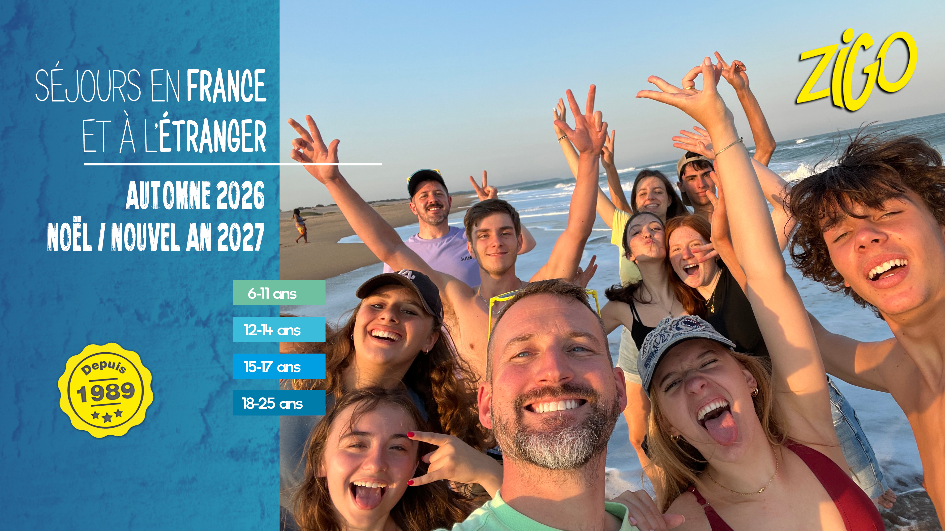 couverture brochure Zigo - colonie de vacances automne 2026