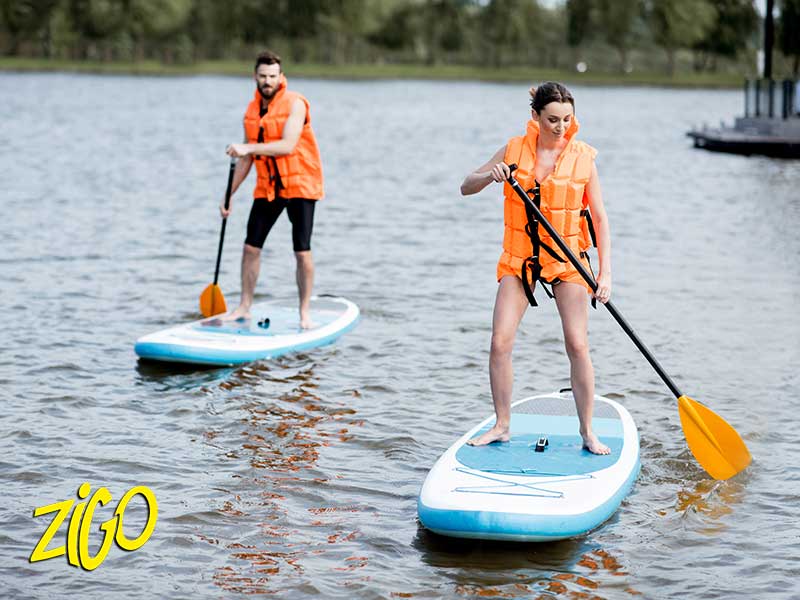 Colonie de vacances paddle avec Zigotours