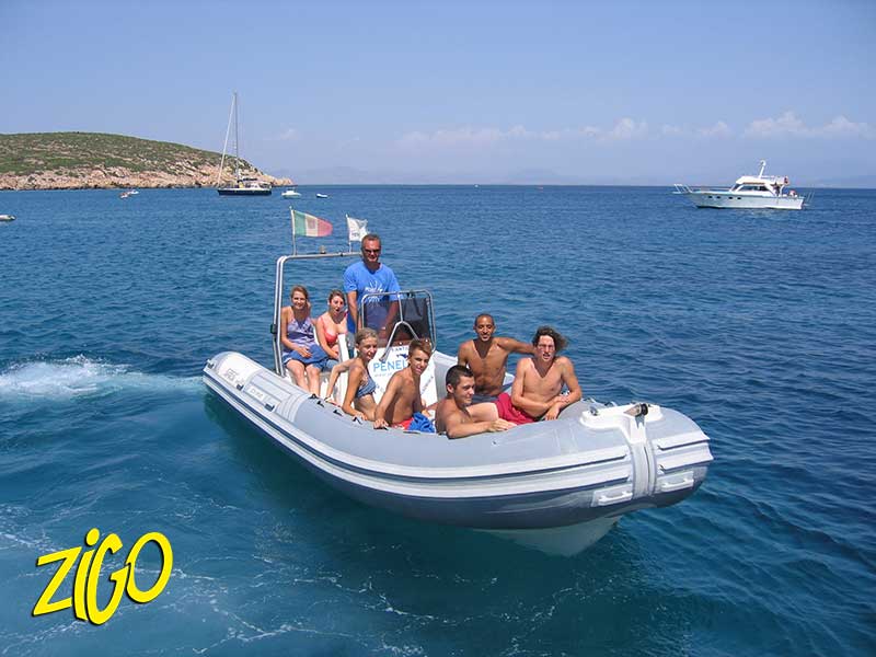 Colonie de vacances excursion en bateau avec Zigotours