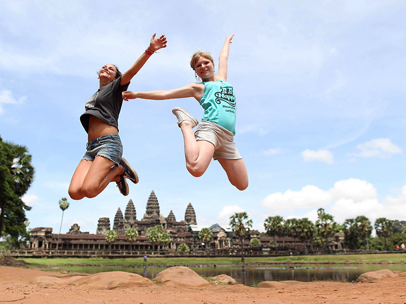 Colonie de vacances Cambodge jeux avec Zigotours